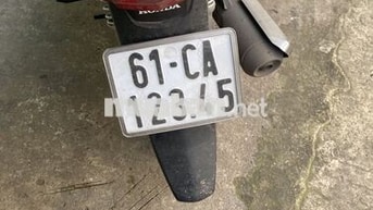 Cần nhượng lại xe và biển số