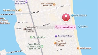 Căn hộ cách biển Mỹ Khê 5 phút đi bộ