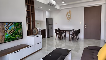Căn hộ Satra Eximland-Phan Đăng Lưu 2 phòng ngủ, NTCC giá 16tr/tháng