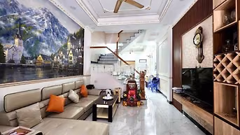 nhà 2 lầu 1 trệt Bình Chuẩn, có nội thất,đường 7m đậu ô tô ok