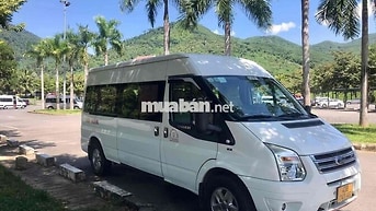 Xe khách Ford Transit 16 chỗ Trắng 2018 luxury zin