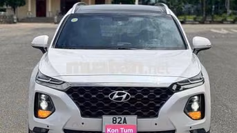 Hyundai SantaFe 2021 Full Xăng-2Cầu Trắng