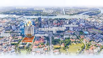 Đẹp - Căn hộ 3PN view sông Hương tầng 10 - Giá mềm! Đã gồm nội thất