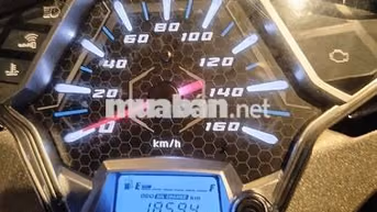 Honda Air Blade 2018 Xanh bạc đen 18594 km