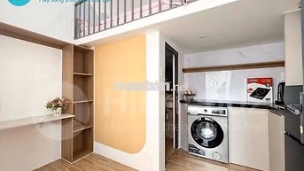 CĂN HỘ ĐẸP GIÁ RẺ GÁC CAO RỘNG CỬA SỔ TRỜI MỚI 99% GẦN QUẬN 2, UTH