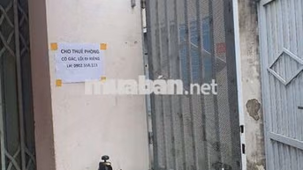 cho thuê phòng trọ trệt 12m2,có gác