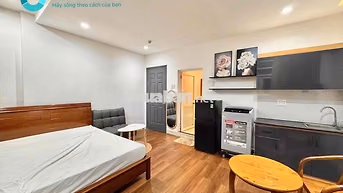 Chung cư mini Full nội thất máy giặt thang máy vòng xoay Trung Sơn