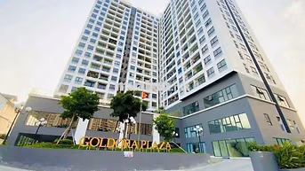 Cho thuê căn hộ chung cư 2PN,1WC giá chỉ 10tr tại GOLDORA PLAZA
