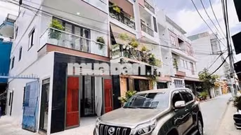 🌾Đường 7m Thông - DT: 4x14  - Đầm Sen - Nhà BTCT 4 Tầng, Sân Thượng -