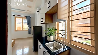 Cho thuê phòng trọ nội thất cao cấp mới100% iá rẻ thoáng 2 mặt 