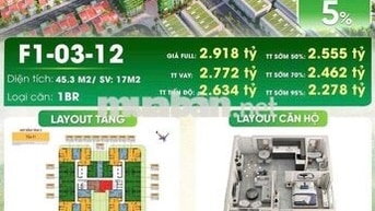 🔥 CĂN HỘ 1BR FOURS TOWER – GIÁ CHỈ TỪ 2,278 TỶ! 🔥
