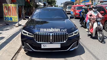 BMW 740Li 2020 Xanh 4 vạn km