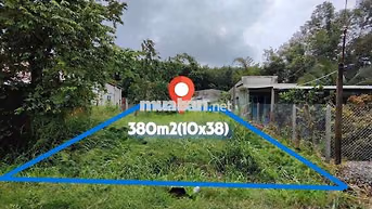 380m2 đất 800tr ở đường Đặng Văn Trước gần ngã tư An Bình cách chỉ 5p