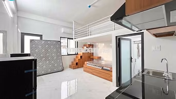 2 KHÔNG GIAN NGỦ BAN CÔNG GẦN ĐẠI HỌC VĂN LANG  - CÔNG NGHIỆP 4