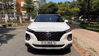 Hyundai Santafe 2019 2.2 Dầu HTRAC 4X4 Trắng