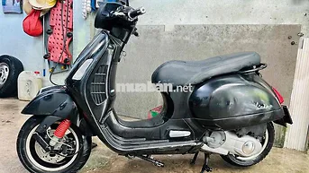 Piaggio Vespa GTS 2014 Đen BS93 sang tên toàn quốc