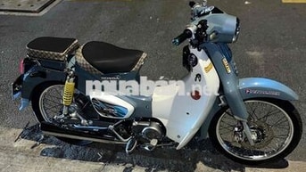 Cub 50cc xanh trắng