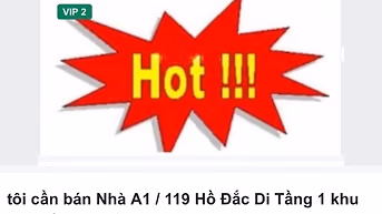 Cho thuê căn hộ khu tập thể Nam Đồng tầng 1 nhà A 1