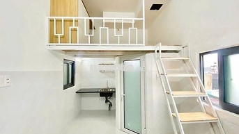 PHÒNG GÁC CAO SẴN MÁY LẠNH SÁT BÊN CHỢ BÌNH THÀNH - AEON - KDC VL