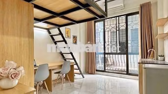 Cho thuê CCMN 25m2 Full đồ. gác xép ban công thoáng tại Yên Lãng