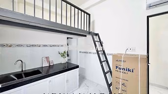NHÀ SẠCH THOÁNG - GÁC CAO - SẴN MÁY LẠNH - MÃ LÒ CÁCH AEON 5P