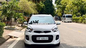 Kia Morning S 1.25 AT 2019 Trắng 80000 km