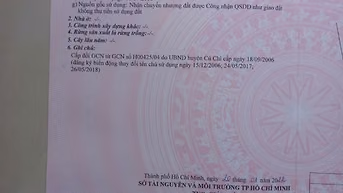 Đất cÁCH Sông Sài Gòn 100 mét , khu vực Hòa Phú, Củ Chi