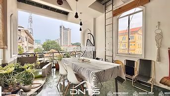 Penthouse 55m2 sân vườn gần Công Trường Mê Linh, Phố Nhật, Cầu Bason