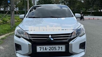 Mitsubishi Attrage 2022 Số sàn 66000 km Trắng