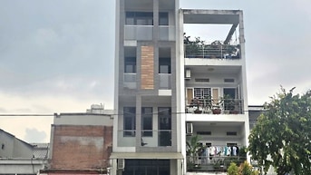Cho thuê Toà nhà MT Hiền Vương- Tân Phú.Dt 4x20- Đúc 6 tầng- THANG MÁY