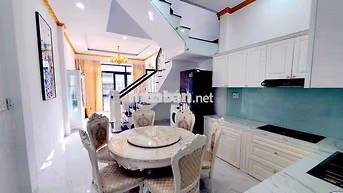 Cho Thuê Nhà 1Trệt 1Lầu 4Phòng Ngủ Full Nội Thất Ngay Trường Việt Anh