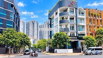 CHO THUÊ NHÀ PHỐ GÓC HIM LAM QUẬN 7 - ĐƯỜNG HOÀNG TRỌNG MẬU - 6.5x20M