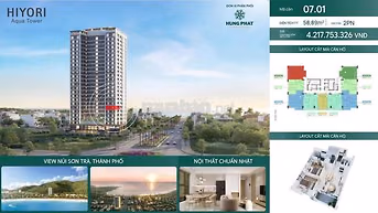 🔥 Nhỉnh 4 tỷ cho căn hộ view biển Mỹ Khê, bàn giao đầy đủ nội thất