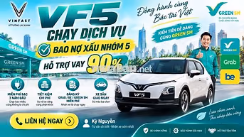 VF5 CHẠY DỊCH VỤ - XE SẴN GIAO NGAY - VAY 90%