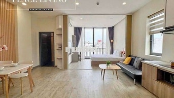 Căn Hộ 1 Phòng Ngủ Full Nội Thất Cao Cấp Ban Công 