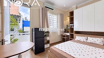 5.500.000 CĂN HỘ 1 PHÒNG NGỦ - BAN CÔNG SIÊU THOÁNG - FULL NỘI THẤT Q7