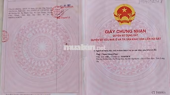 BÁN GẤP ĐẤT THỔ CƯ 174M² – AN NINH TÂY, ĐỨC HÒA – GIÁ 1 TỶ 2