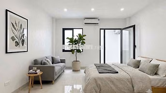 Phòng studio, ban công_diện tích 40m2_768 Nguyễn Kiệm