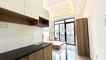 STUDIO BAN CÔNG FULL NỘI THẤT GẦN VLU CS3