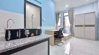 STUDIO BAN CÔNG ĐẸP, FULL NỘI THẤT_GẦN ĐẦM SEN NƯỚC_FREE XE, MỚI 100%