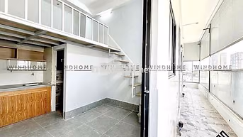 PÒNG GÁC CAO 2M CÓ MÁY LẠNH BAN CÔNG SIÊU THOÁNG - GẦN PMH UFM NTT