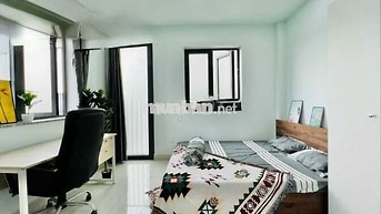 Căn hộ dịch vụ full nội thất máy giặt riêng Lê Văn Quới