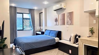 📌CĂN HỘ NGAY TRẦN HƯNG ĐẠO Q.1, STUDIO CỬA SỔ LỚN - FULL NỘI THẤT