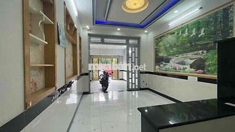 cho thuê nhà 1 trệt , 3 lầu dt 4x25 , giá thuê  22tr