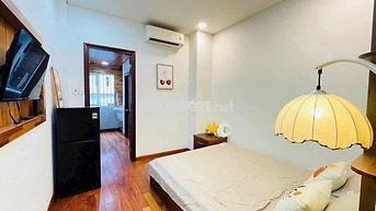 1PN Tách Bếp Có Máy Giặt Riêng - Full Đồ Gỗ- Tô Hiến Thành Q10 Không