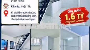 [SHR] Hẻm 2m Quang Trung 1 Trệt 3 Lầu 3PN 2WC 