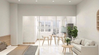 Cho thuê căn hộ 1 phòng ngủ MT Hàn Thuyên