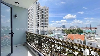 Cho Thuê Căn Studio Bancon, FREE Mọi Chi Phí, CHỈ Tính Điện