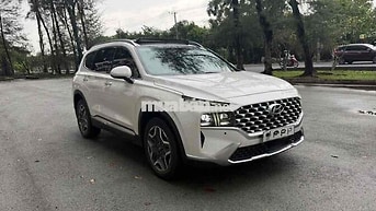 Hyundai SantaFe 2023 2.2D Full Cao Cấp Trắng