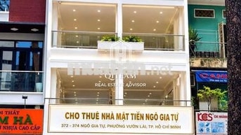 NGÔ GIA TỰ , QUẬN 10 - 7x18m nở hậu 12m - 5 TẦNG THANG MÁY - GIÁ RẺ